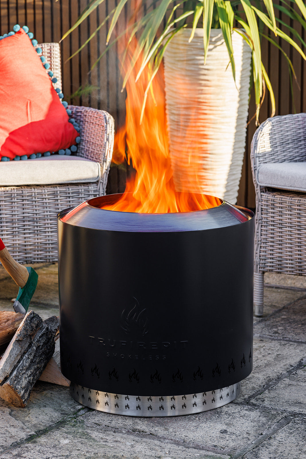 Limited Edition: Charcoal TruFirePit™ Smokeless Portable Fire Pit